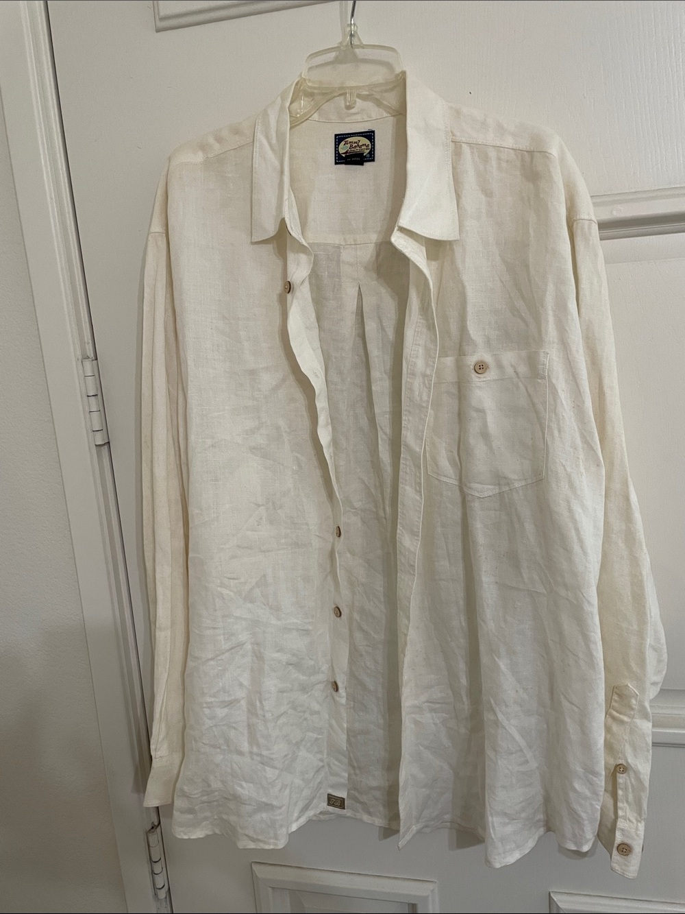 Tommy Bahama Linen long sleeve Resort Shirt  Sz XL